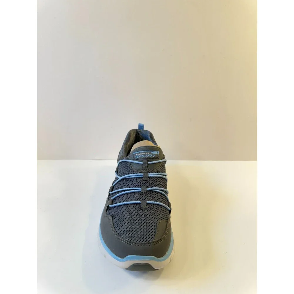 Skechers Womens Sneakers Synergy Dual Lite Grey Blue US 7.5